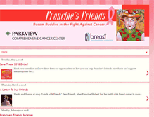 Tablet Screenshot of francinesfriends.org